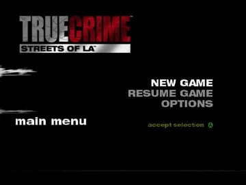 True Crime Streets of LA (USA) screen shot title